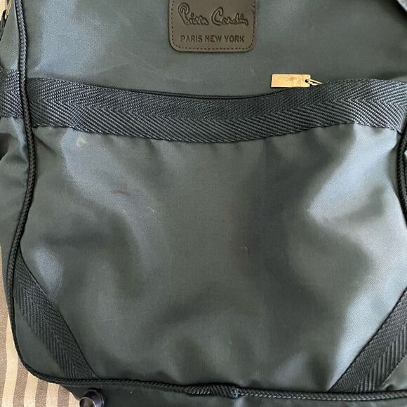 Vintage Pierre Cardin Blue Canvas Travel Tote - Picture 3 of 6